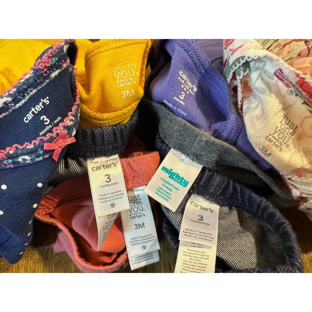 Baby Girl 3 Months Outfits Pants Shirts Bodysuits Long Sleeve Clothes Lot Llama‎